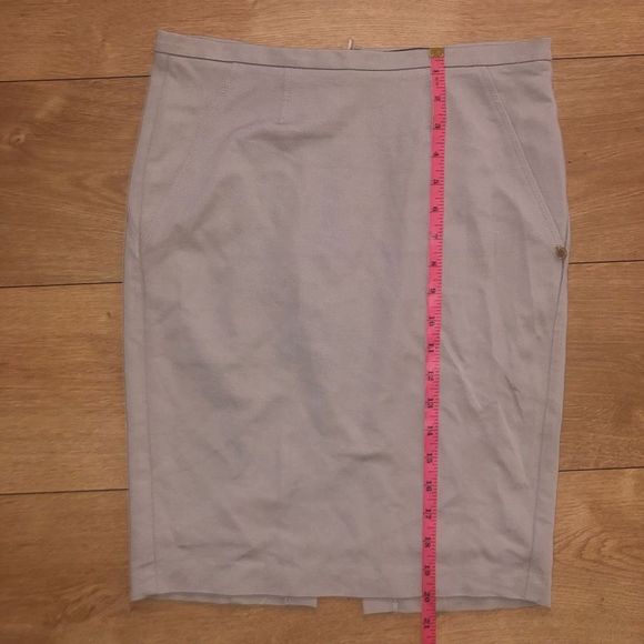 Carla Montanarini Beige Pencil Skirt Size IT 42 / US Medium - Picture 11 of 12